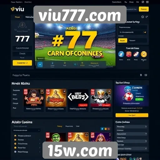 Análise da interface do usuário do site viu777.com